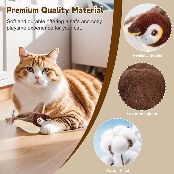 Chirping Bird Cat Toy - Image 4