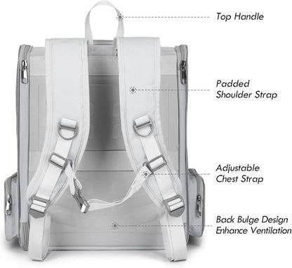 Cat Backpack Carrier, Large Pet Carrier Backpack - Image 3
