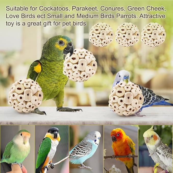 7Pcs Bird Toys for Parrots - Image 2
