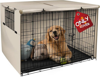 Explore Land 24 inches Dog Crate Cover Heavy Duty Polyester Pet Kennel Sunshade by ExploreLand