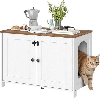 HOOBRO Litter Box Enclosure, Cat Litter Box Furniture - Image 9