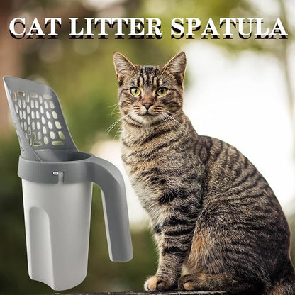 Cat Litter Scooper with Trash Container, Portable Litter Scoop Holder, Litter - Image 7