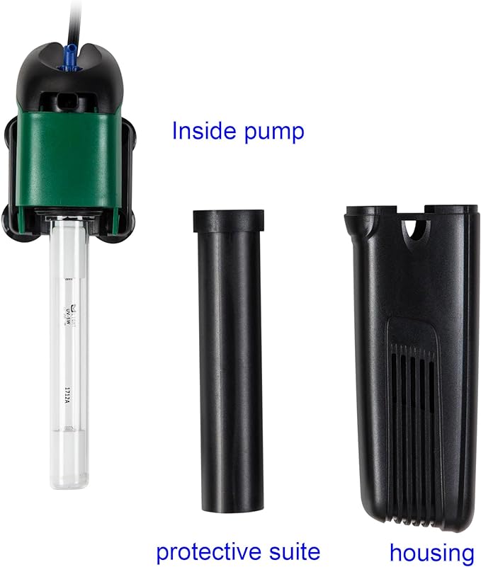 Internal Green Water Killer Aquarium Filter Tank U-V Pump - Image 5