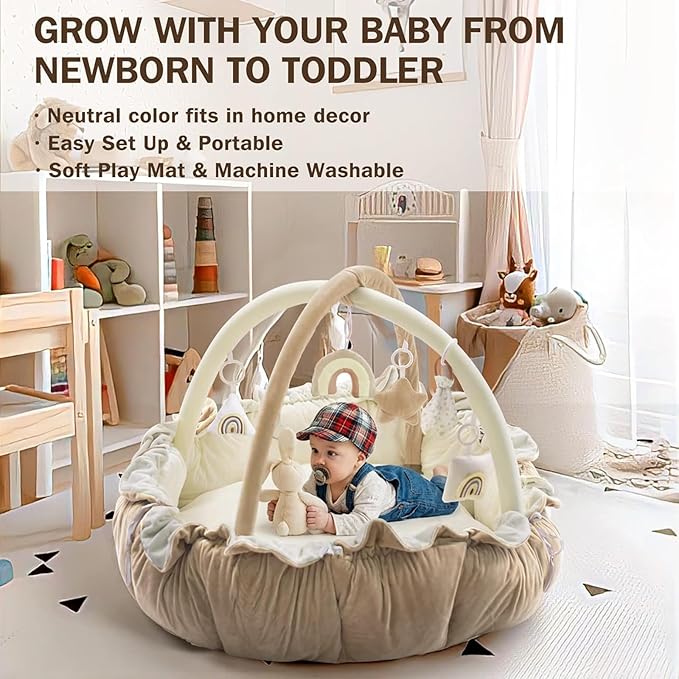Little Dove 5-in-1 Convertible Baby Play Gym - Image 4