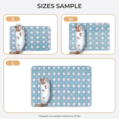 1 Pack 3 Blankets Super Soft Cute Dot Pattern Pet Blanket Flannel Throw - Image 3