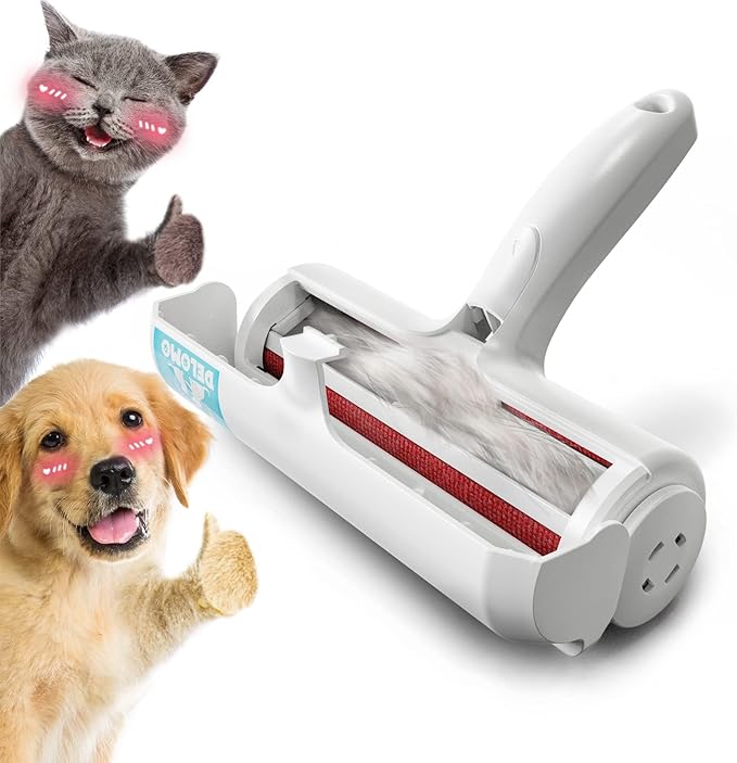 DELOMO Pet Hair Remover Roller: Reusable Lint Roller by DELOMO