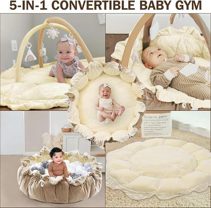 Little Dove 5-in-1 Convertible Baby Play Gym - Image 2