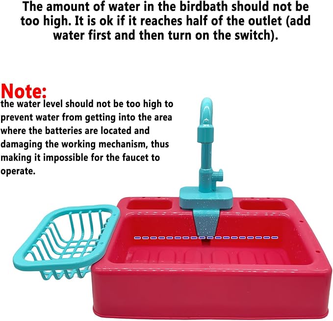 kathson Parrot Bathtub, Automatic Bird Shower Box, Bird Bathing Tub Pool Toy - Image 8