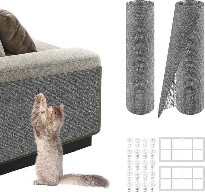 2Pack Total 78.7"x15.8" Cat Scratch Mat by ZLAFM