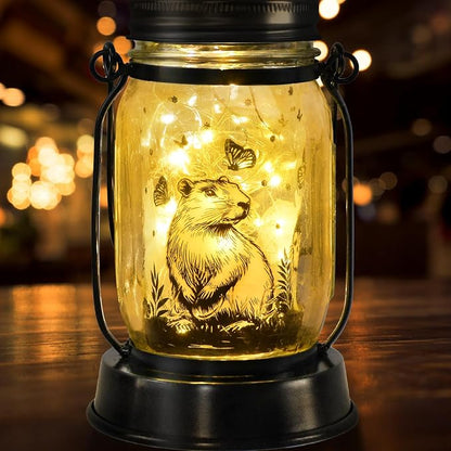 kyoryuger Capybara Gifts for Women/Men Capybara Solar Lanterns Mom Grandma - Image 8