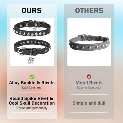Leather Cat Collars for Boy Girl Cats - Image 5