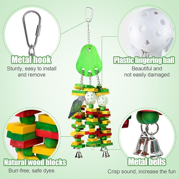 Large Bird Toys, Parrot Toys Gift - Image 6