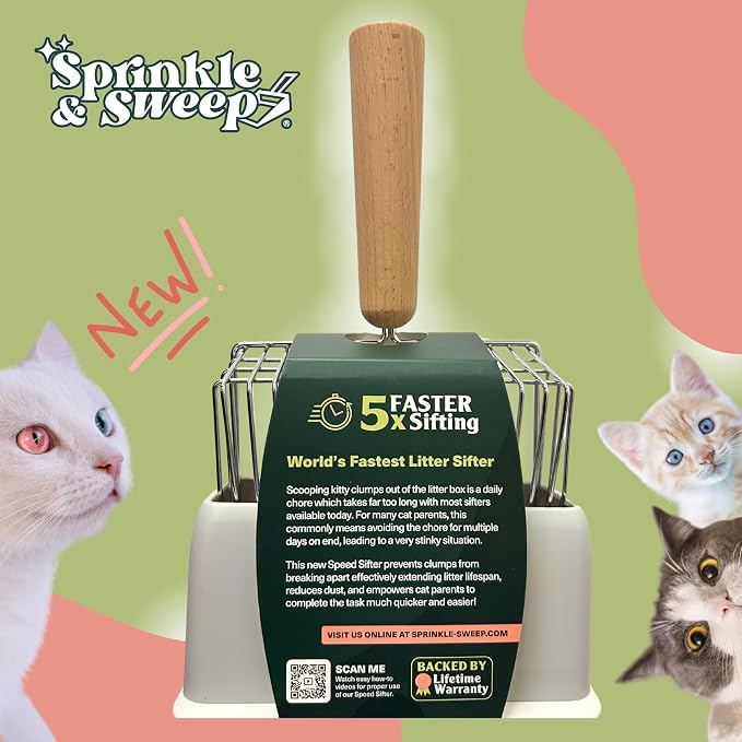 Sprinkle & Sweep Metal Cat Litter Scoop - Image 8