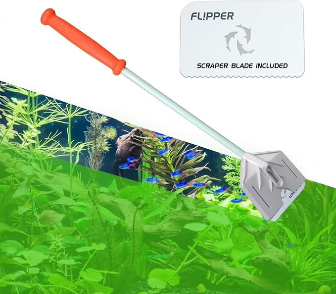 FLIPPER Platinum Hand Algae Scraper – Aquarium Glass and Acrylic Cleaner by FLPPER