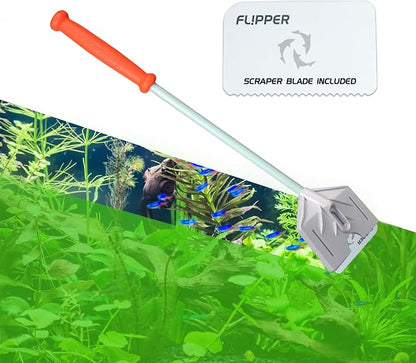 FLIPPER Platinum Hand Algae Scraper – Aquarium Glass and Acrylic Cleaner by FLPPER
