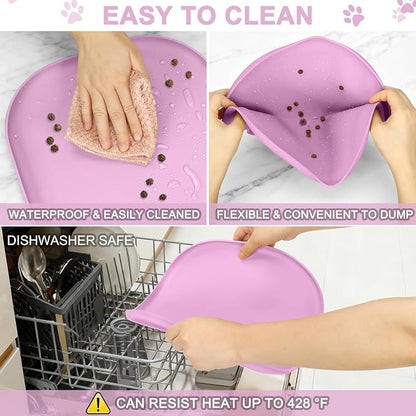 Small Silicone Pet Food Mat - Image 6