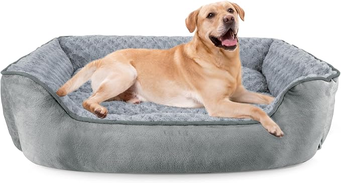 JOEJOY Rectangle Dog Bed for Large Medium Small Dogs by JOEJOY