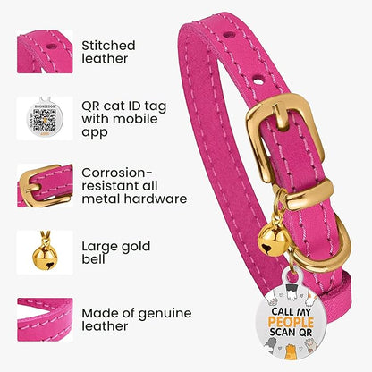 BRONZEDOG Leather Cat Collar - Image 2