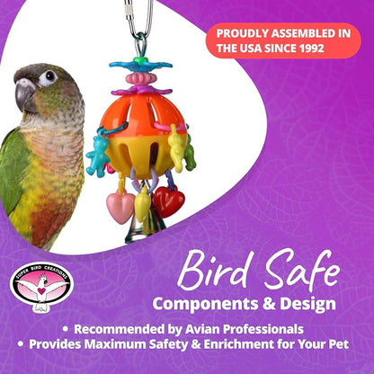 Super Bird Creations SB1086 Having a Ball Bird Toy - Image 6