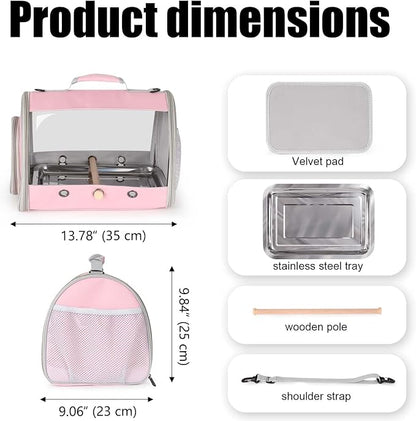 Long Tail Bird Travel Carrier Cage - Image 2