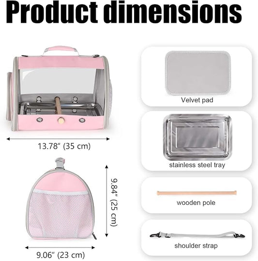 Long Tail Bird Travel Carrier Cage - Image 2