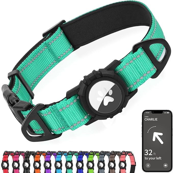 Joytale Airtag Dog Collar, Reflective Pet Collar by Joytale