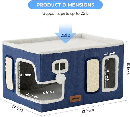 Extra-Wide Cat House for Indoor Cats - Image 5