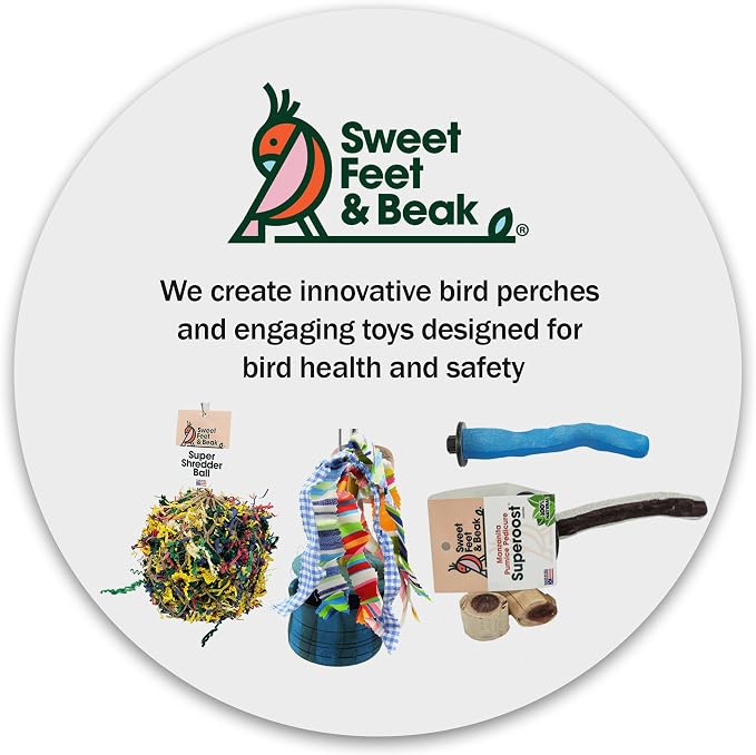 7” Super Shredder Ball Bird Toy - Image 7