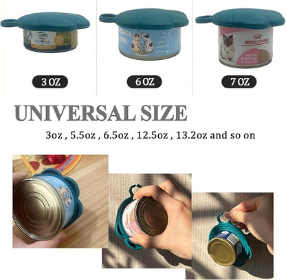 Cat Food Can Spoon & 3 Pcs Can Lids | Cute Paw Shape Covers & Opener - Image 2