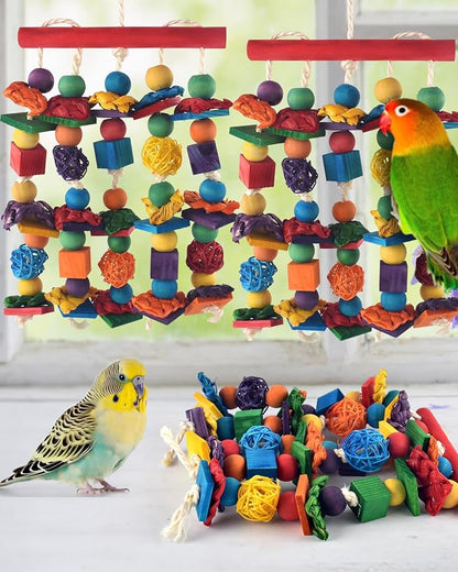 Bird Toys, for Medium Small Cockatoos Budgie Lovebird Cockatiel Conure - Image 2