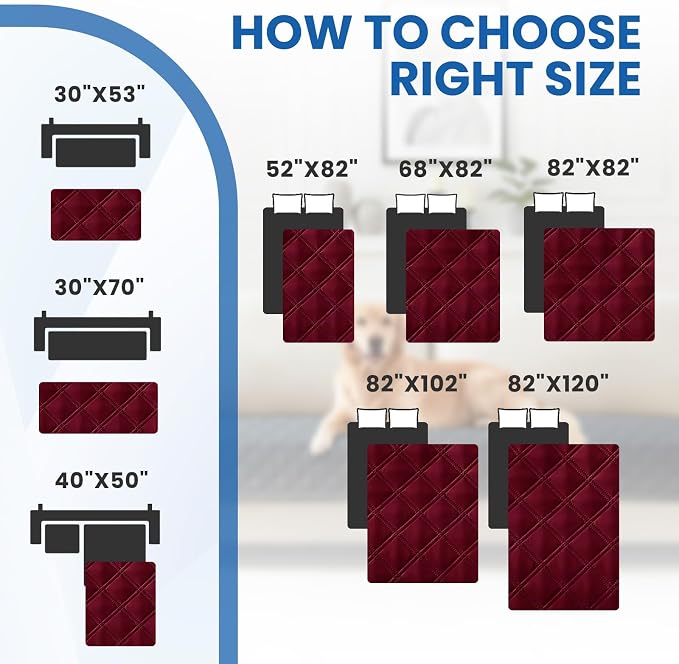 Waterproof Dog Bed Cover, Non-Slip Dog Blanket - Image 4