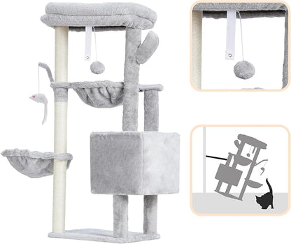 Heybly Cat Tree, 39.4 Inches Tower Condo - Image 8
