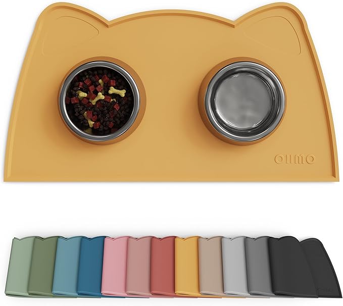 OHMO - Cat Food Mat, Silicone Pet Feeding Mat by OHMO