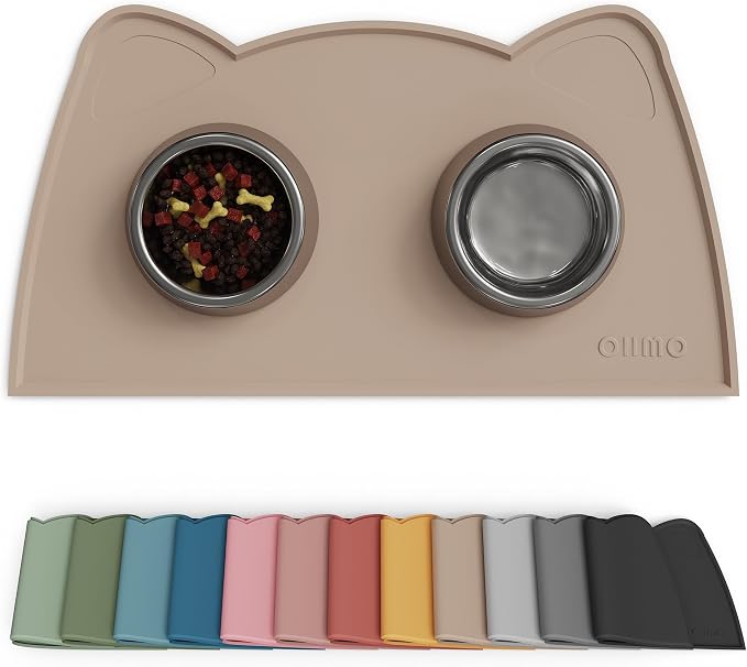 OHMO - Cat Food Mat, Silicone Pet Feeding Mat by OHMO