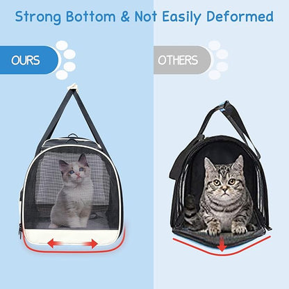 BurgeonNest Cat Carrier for Large Cats 20 lbs, Medium Pet Under 25 lbs - Image 5