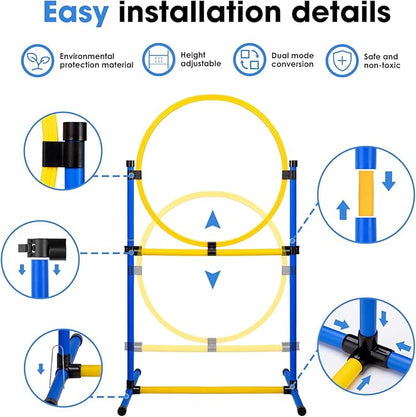 Dog Agility Course Backyard Set，Dog Agility Equipment, Dog Obstacle Course - Image 5