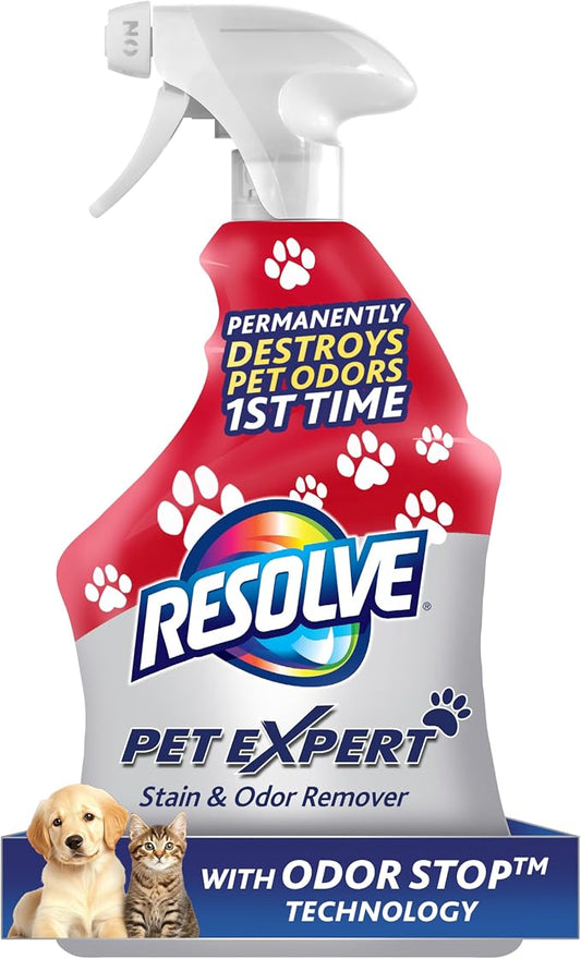 Resolve Pet Expert Stain and Odor Remover, Carpet Cleaner, Pet Stain and Odor by Resolve