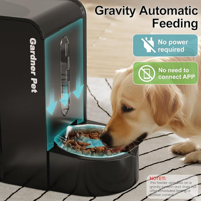 Gardner Pet Gravity Automatic 2-in-1 Pet Feeder, 0.8 Gallons*2 Cat Feeder and - Image 4