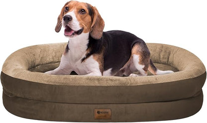 Orthopedic Waterproof Large Dog Bed: Memory Foam Washable Dog Bed by Wozoke