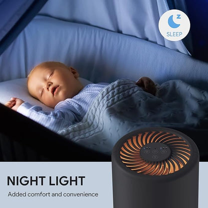 FULMINARE Air Purifiers for Bedroom H13 True HEPA Air Filter Quiet Air Cleaner - Image 8