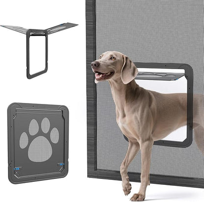 PETLESO Dog Door for Screen Doors, Large Dog Opening for Sliding Doors - Image 7