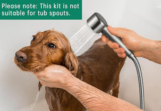 3 Mode Dog Shower Attachment, High Pressure Handheld Sprayer - Image 2