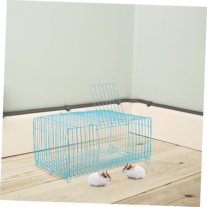 Happyyami Square Pillow Cage for Small Pets Bird Travel Carrier Sturdy Wire - Image 5