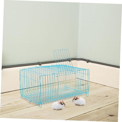 Happyyami Square Pillow Cage for Small Pets Bird Travel Carrier Sturdy Wire - Image 5