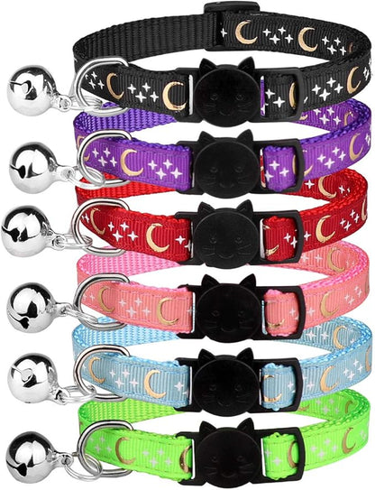 6 PCS Breakaway Cat Collars by Stpiatue