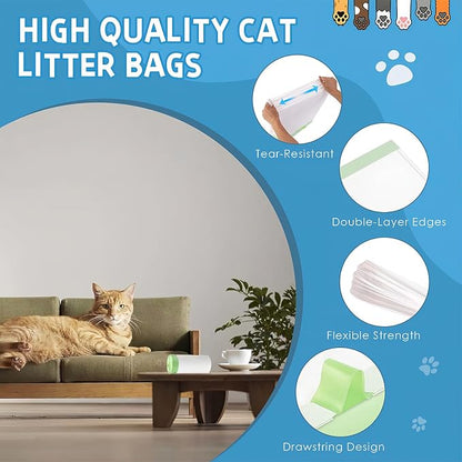 20 Count Cat Litter Box Liners Bag Compatible - Image 5