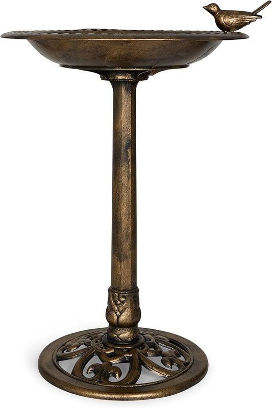 Backyard Expressions Patio · Home · Garden 912449-WB Outdoor Garden Bird Bath- by BackyardExpressions