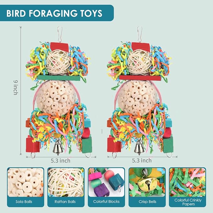 BBjinronjy Bird Toys, Love Birds, Budgie and Other Small Birds - Image 5