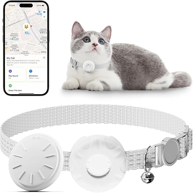 Cat Tracker, Pet Tracker for Cats Compatible by HONGTOPH