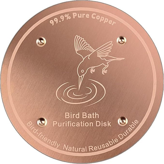 1 Pcs Copper Disc for Bird Bath | 99.99% Pure Copper Plate & Birdbath Disk | by Unknown